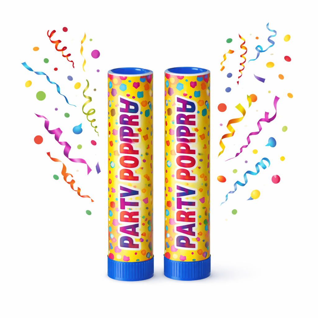 Party Poppers Pack of 2 | Birthday & Celebration Party