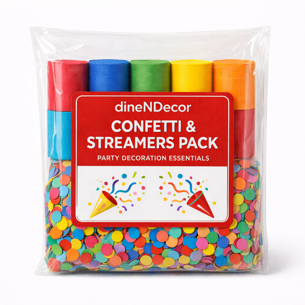 Confetti & Streamers Pack | Party Decoration Essentials
